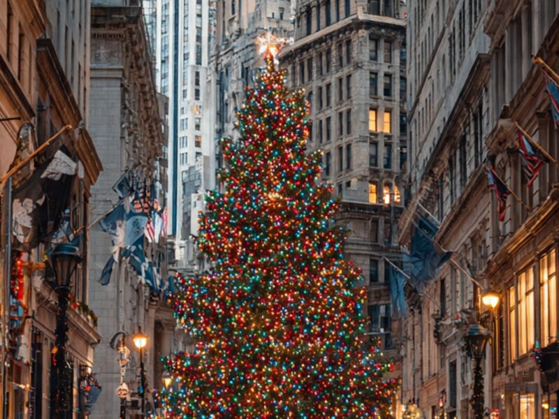 Nueva York brilla en Navidad con sus árboles más emblemáticos, del Rockefeller Center a la New York Public Library.