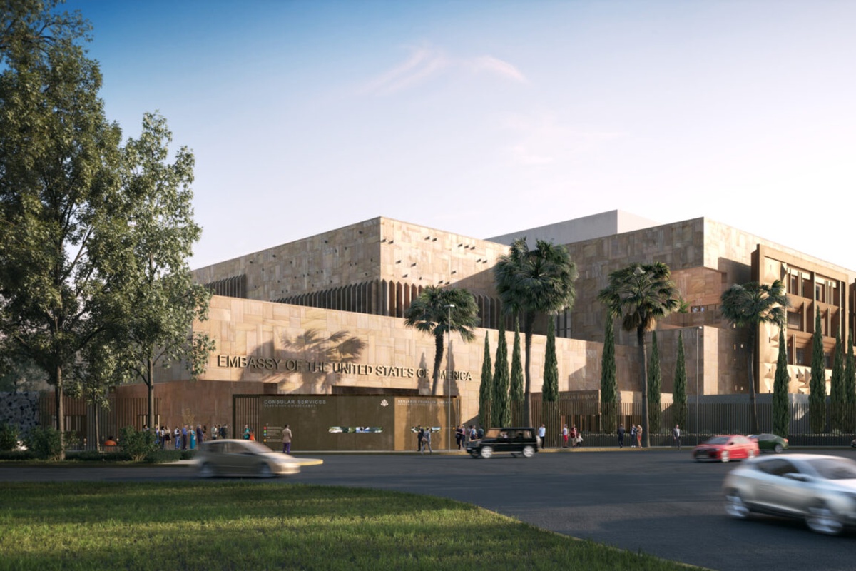 La Embajada de EE. UU. inicia operaciones en su nueva sede en CDMX.