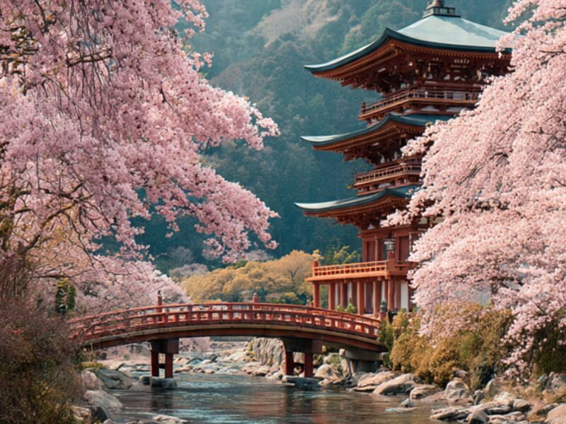 Cada estación revela un rostro distinto de Japón, desde los cerezos en flor hasta los paisajes nevados del norte.