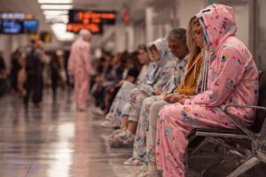 Las autoridades estadounidenses promueven los buenos modales al abordar.