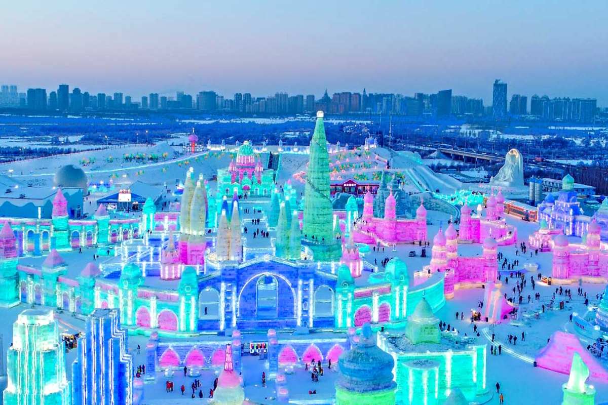 ciudad de hielo de Harbin