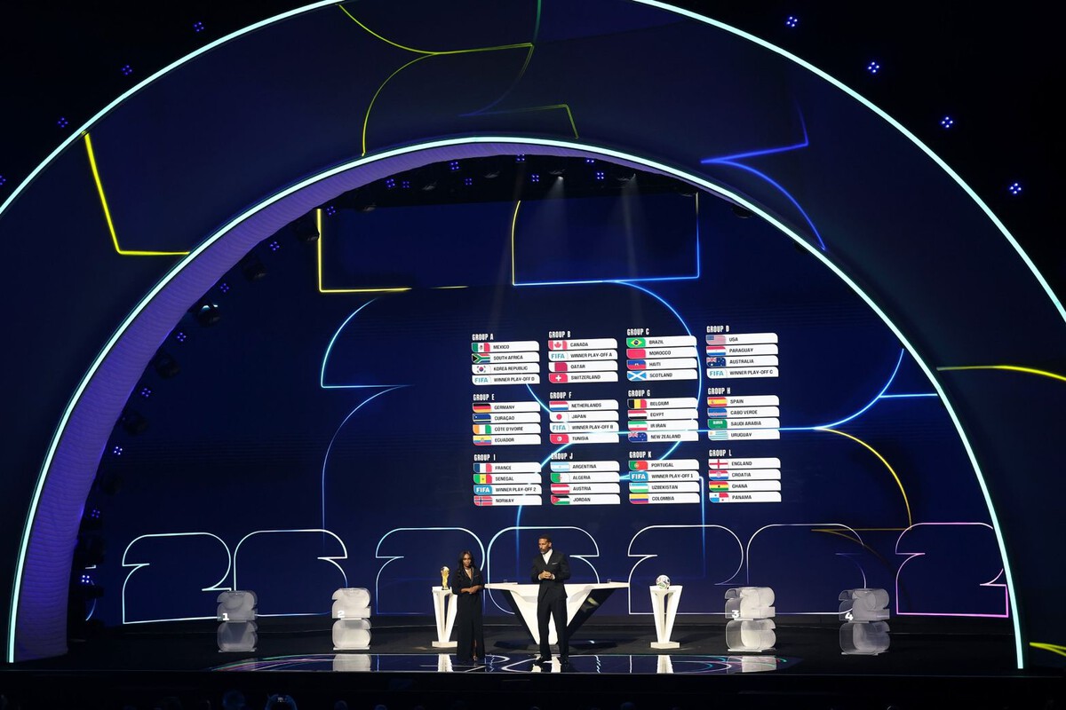 En el Sorteo del Mundial 2026 se definieron los grupos para el torneo que se celebrará en Estados Unidos, México y Canadá.