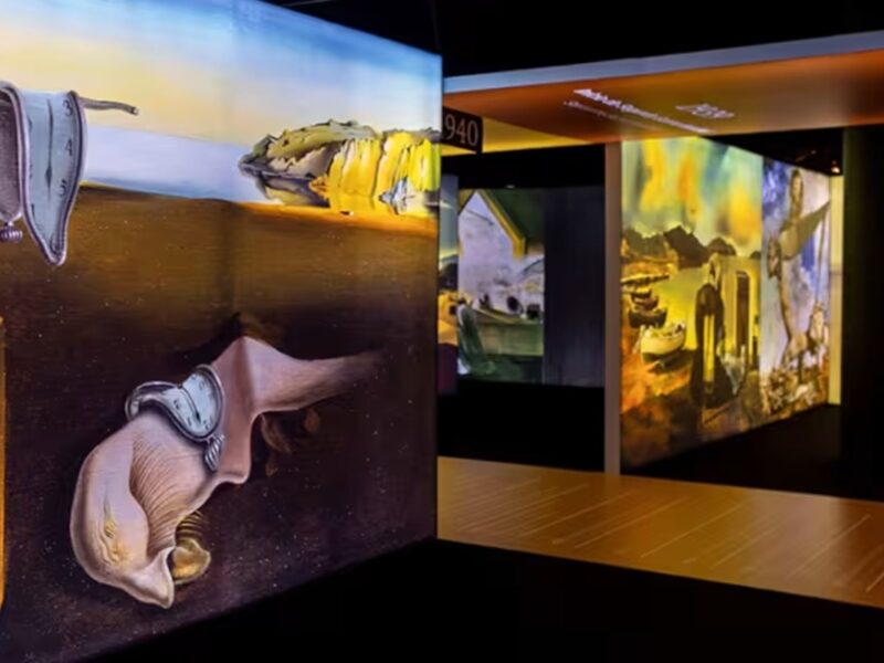 Exposición inmersiva Desafío Dalí en la Ciudad de México.