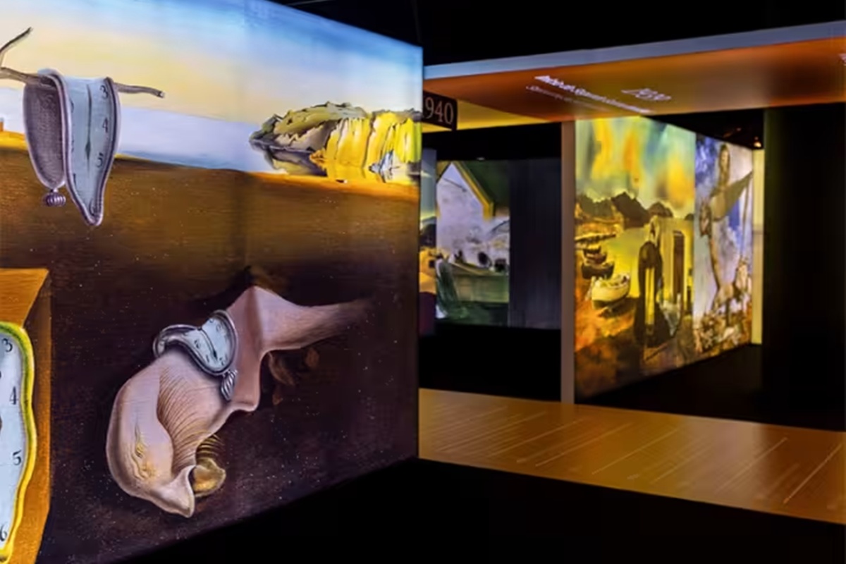 Exposición inmersiva Desafío Dalí en la Ciudad de México.