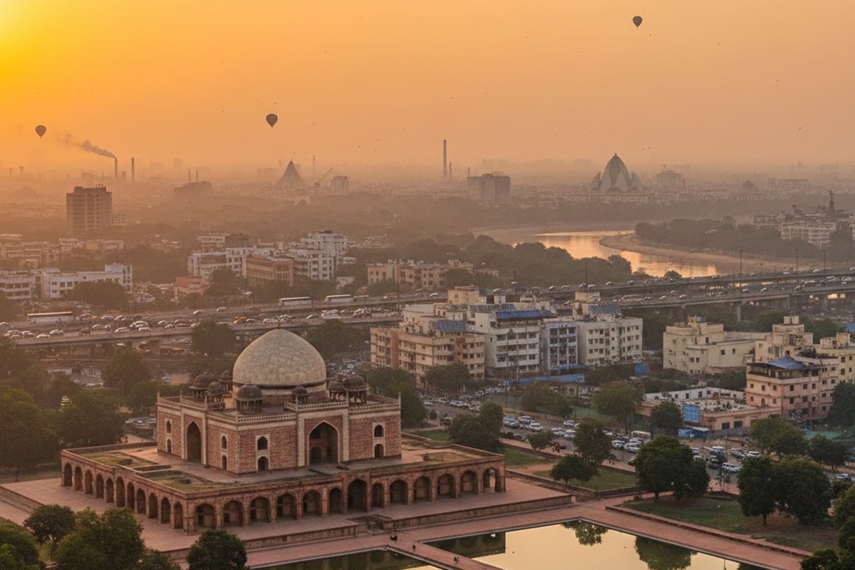 Delhi, capital de la India, mezcla historia, monumentalidad y energía vibrante.