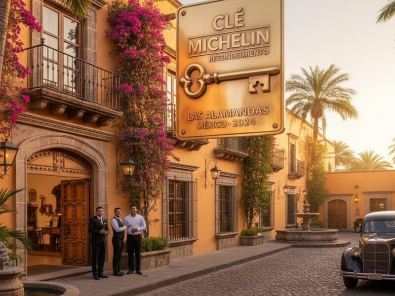 Hoteles de lujo con Llave Michelin: confort y gastronomía en México.