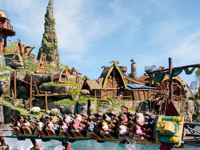 Vista de Volcano Bay, el parque acuático de Universal Orlando Resort.