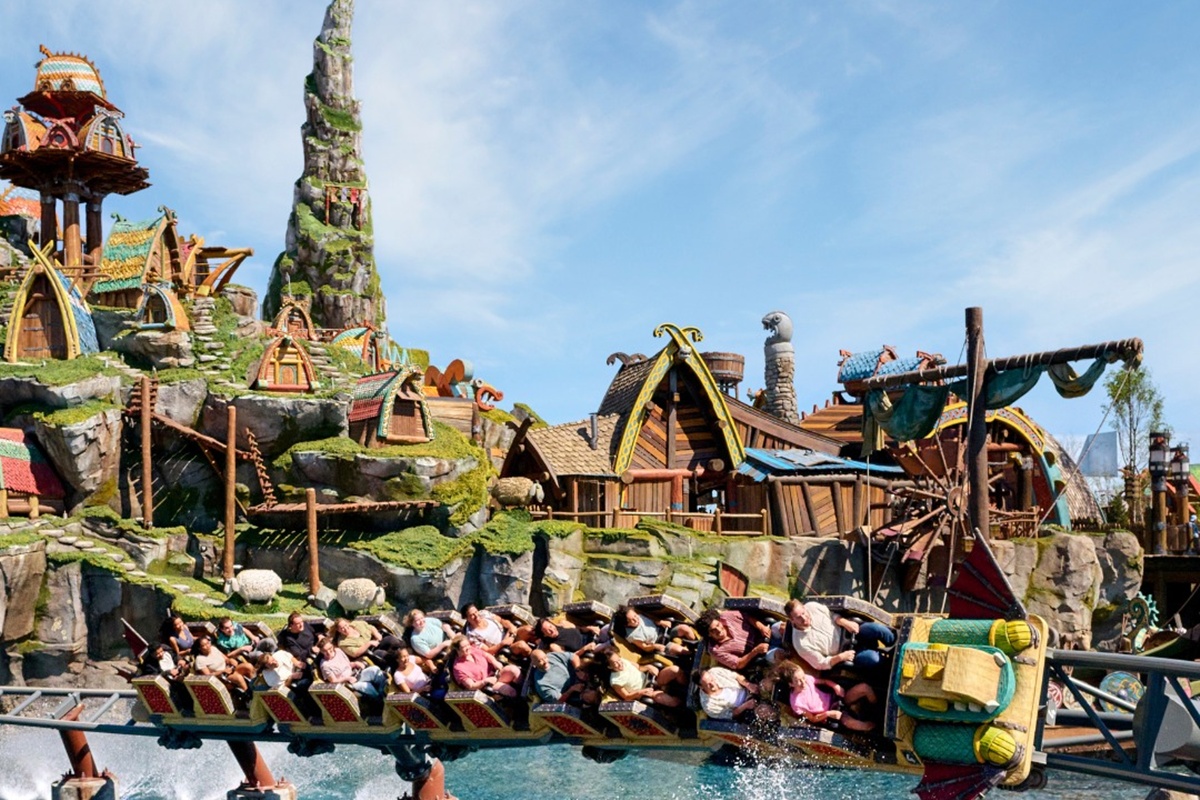 Vista de Volcano Bay, el parque acuático de Universal Orlando Resort.
