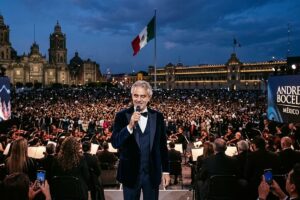 Andrea Bocelli dará concierto gratuito en el Zócalo.