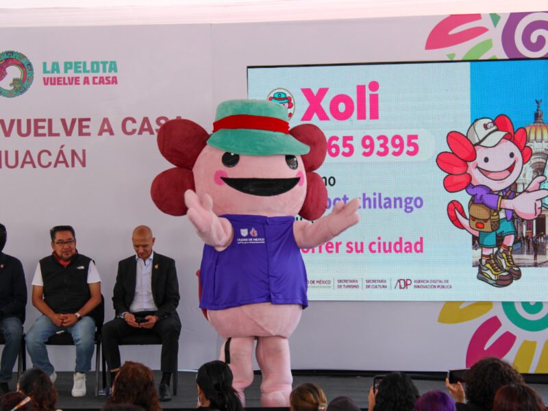 Xoli, el asistente virtual de la Ciudad de México, brinda atención inmediata para mejorar la experiencia de las y los visitantes.