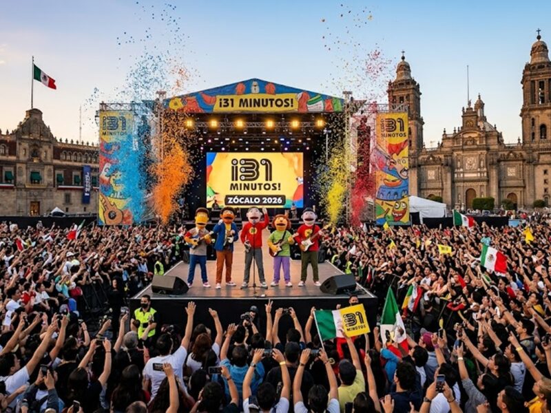 31 Minutos se presentará gratis en el Zócalo de la CDMX por el Día del Niño.