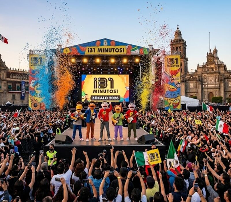 31 Minutos se presentará gratis en el Zócalo de la CDMX por el Día del Niño.