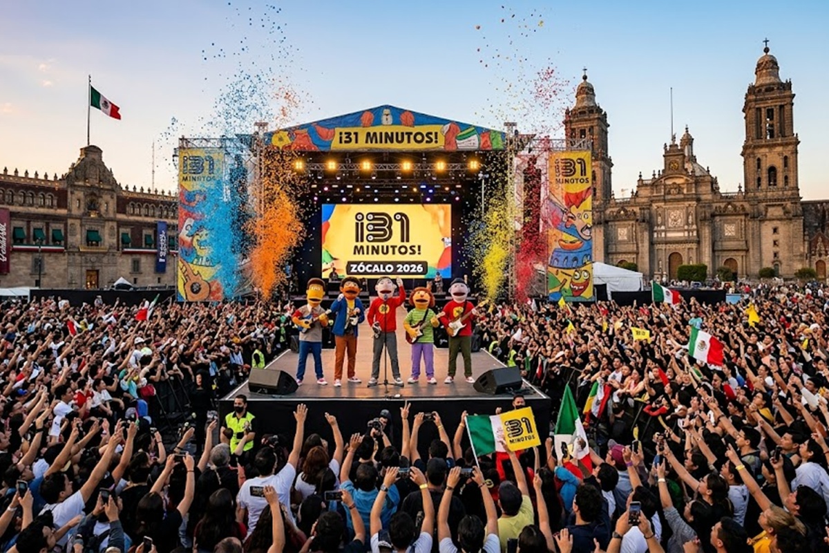 31 Minutos se presentará gratis en el Zócalo de la CDMX por el Día del Niño.