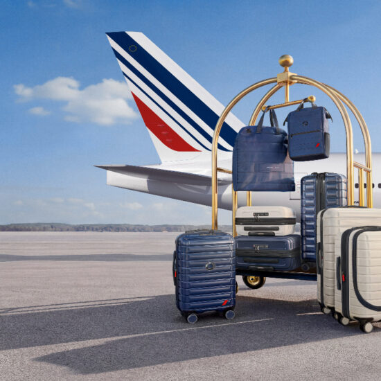 Air France presenta una gama de maletas de alto rendimiento con un diseño elegante.