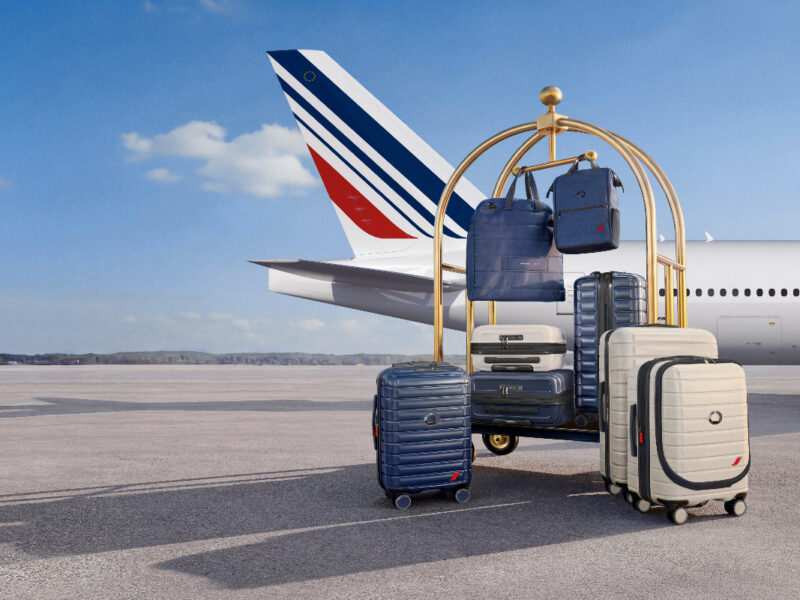 Air France presenta una gama de maletas de alto rendimiento con un diseño elegante.