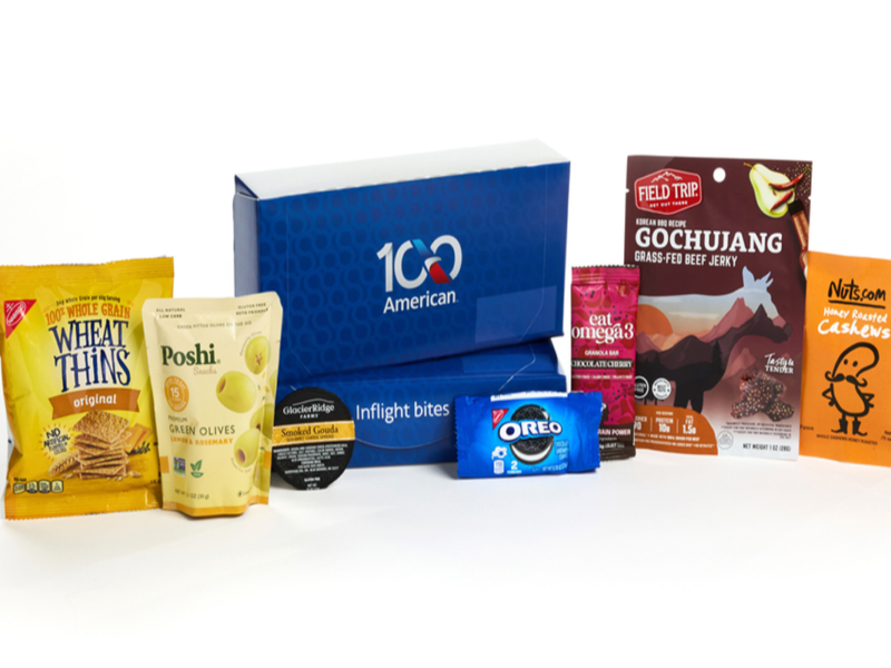 American Airlines renueva su menú de alimentos y snacks a bordo en vuelos seleccionados.