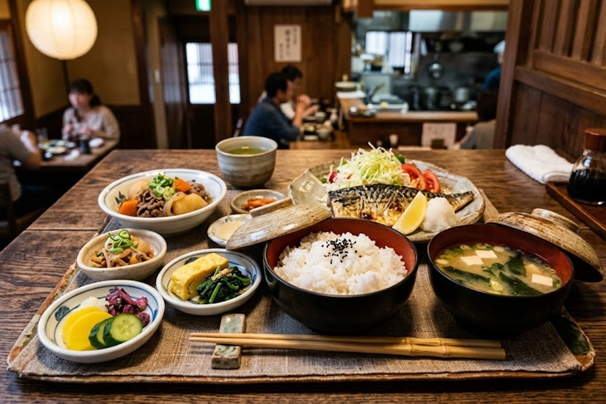 Cocina japonesa en Tokio, Kioto y Osaka, reconocida por su equilibrio y tradición.