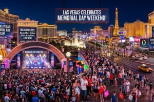 Las Vegas ofrece un fin de semana lleno de música, espectáculos y vida nocturna por el Memorial Day.