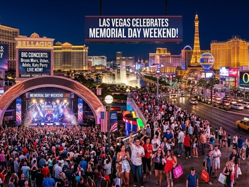 Las Vegas ofrece un fin de semana lleno de música, espectáculos y vida nocturna por el Memorial Day.