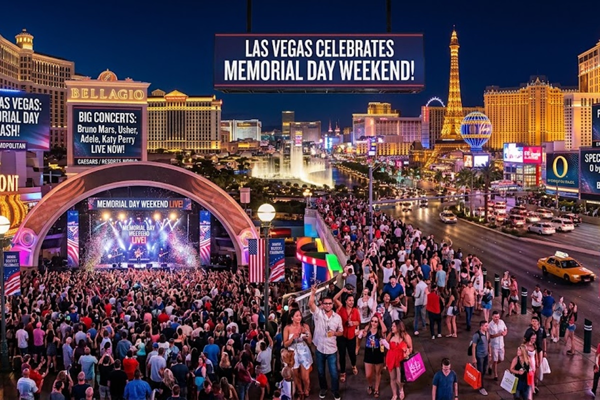 Las Vegas ofrece un fin de semana lleno de música, espectáculos y vida nocturna por el Memorial Day.