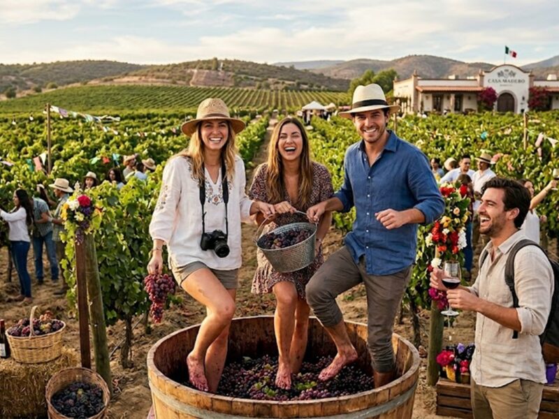 Temporada de vendimias en México: vino, paisajes y experiencias únicas.