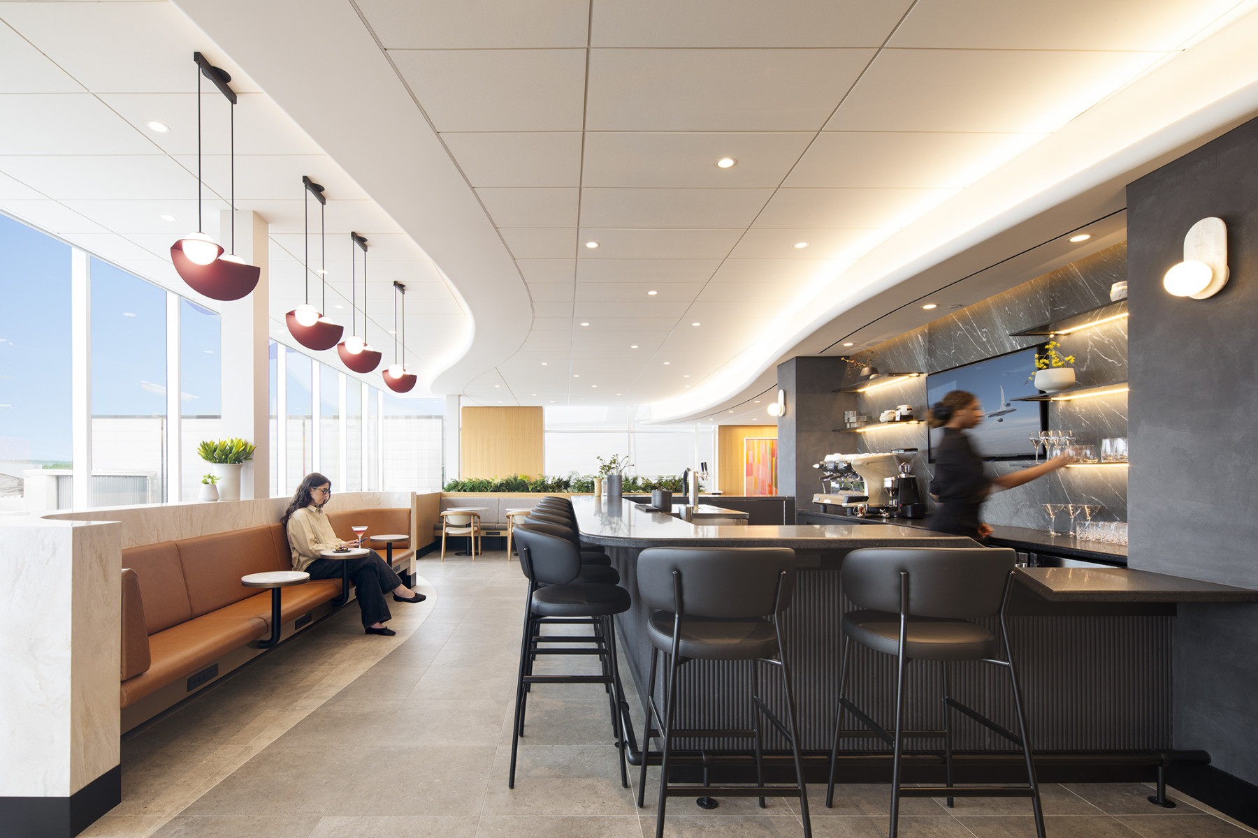 Air Canada inauguró un nuevo Air Canada Café en el aeropuerto de Quebec (YQB).