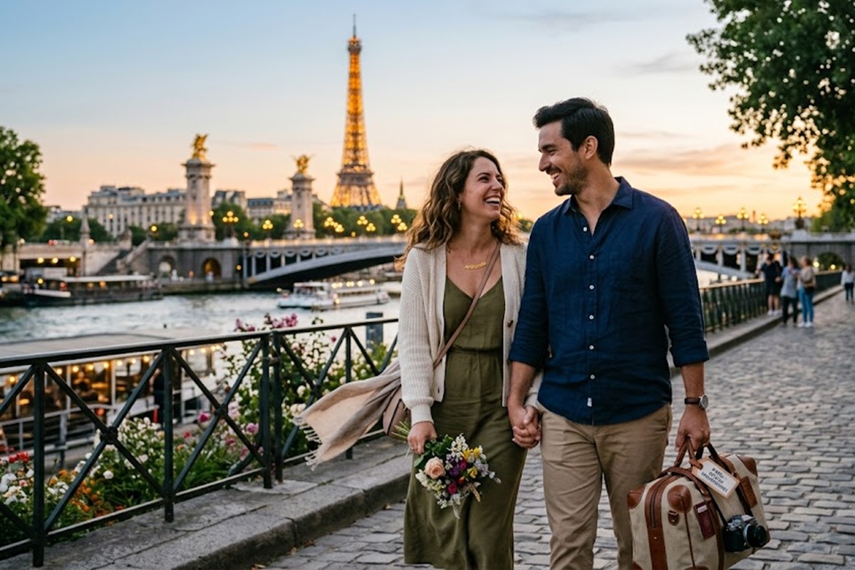 Destinos románticos para celebrar un aniversario en pareja.